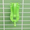 Bird Veggie Clip Holder Easy Install Chew Toy Parrot Cage Accessories Carrot Leafy Greens Feeder Durable Plastic Bird Supplies