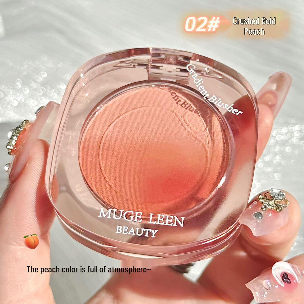 

2024 Румяна-пузырьки Ebony Rose с градиентом - Натуральный матовый и мерцающий финиш для макияжа в стиле «обнаженное лицо».