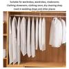 Thickened Washable Clothes Hanging Dust Cover Cover Suit Coat Transparent Fully Enclosed With Zipper Clothes Storage Bag
