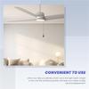 M-Modern-4Pcs Ceiling Fan Pull Chain Set,Bulb And Fan Pattern Pull Chain Extension Fan Pull Chain Pendant 12 Inch