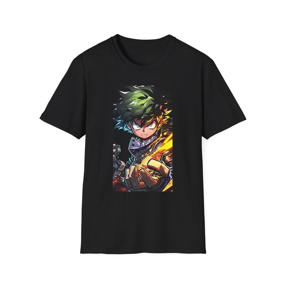 Anime Soft TShirt Izuku Midoriya Unisex Jl Anime Front Printed