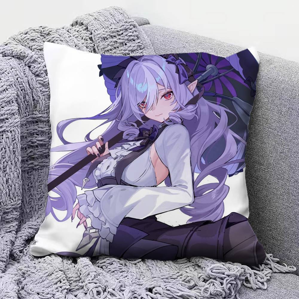 Cute Vivian Zenless Zone Zero ZZZ  Pillow Covers Home Sofa Cushion Covers and Aecorative Custom