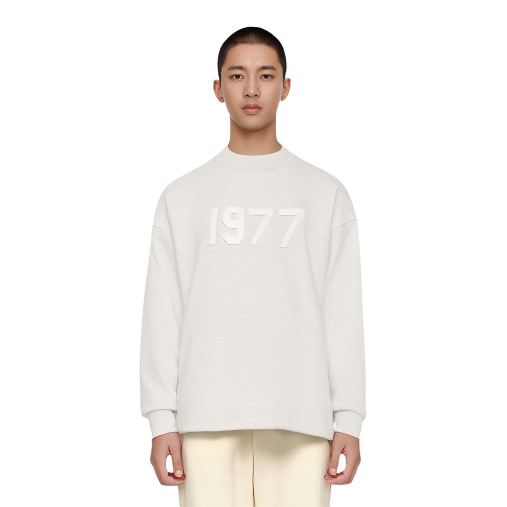 Fear of God Essentials SS22 Long Sleeve T-Shirt 1977 'Light Oatmeal' Men's FOG-SS22-238