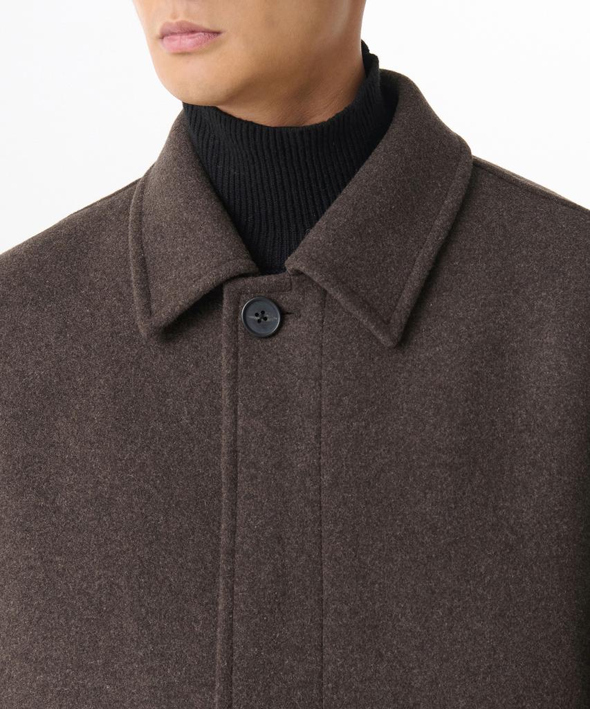 Musinsa Standard Daily Balmacaan Coat [Heather Brown]
