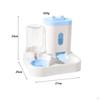 2 In 1 , Automatic Cat Drinker Bowl, Feeder and Water Dispenser Feeding Bowl