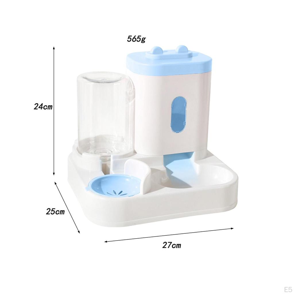 2 In 1 , Automatic Cat Drinker Bowl, Feeder and Water Dispenser Feeding Bowl