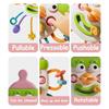 Montessori Pull String Sensory Toy Baby Silicone Teething Early Education Fidget Activity Grasp Travel Toys For Toddler 0-18M