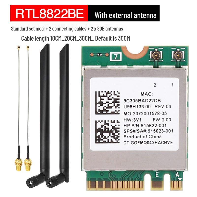 RTL8852CE/AE/BE WiFi 6E 5G Dual-Band Wireless Network Card for Desktop PCs with Bluetooth 5.3