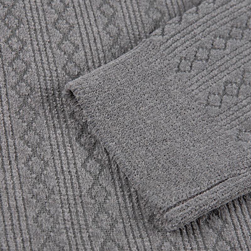 PLAYBOY Men's Autumn Winter Round Neck Pullover Sweater