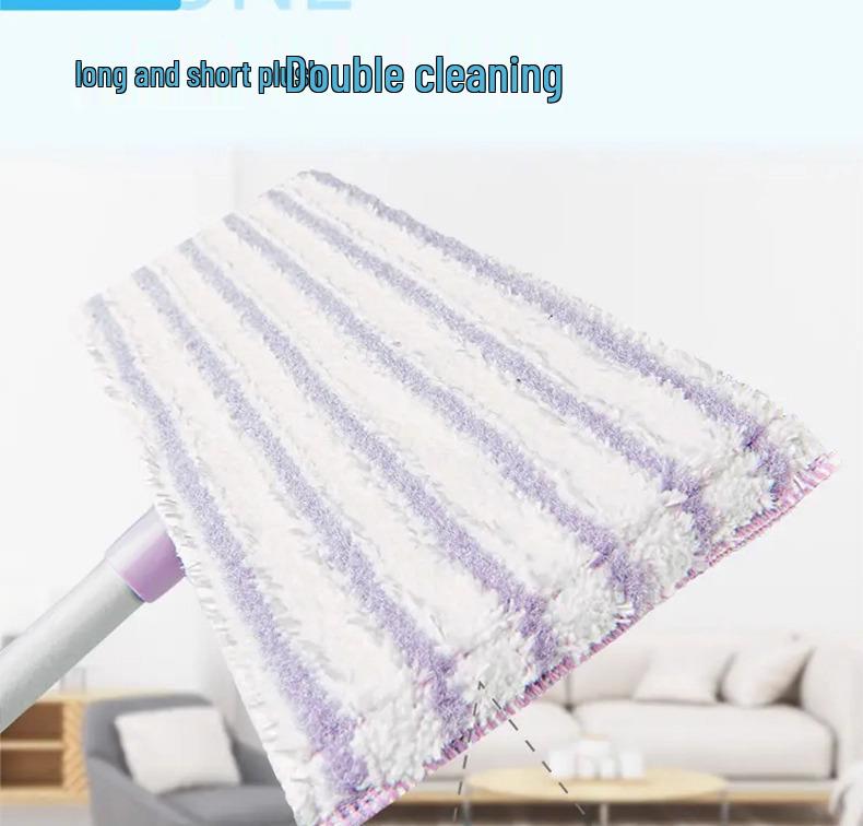 Miao Jie Washable Clip-on Flat Mop Head for Wood Floors
