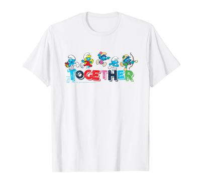 Smurfs The Smurfs Smurfette Hefty Jokey Together T-Shirt