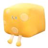Butter Cheese Cube Yellow Plush Toy Stuffed Doll Cartoon Decoration Gift Kids