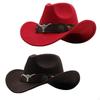 2pcs Casual Cowboy Hats Party Adults Women Men Carnival Autumn Cowgirl Caps