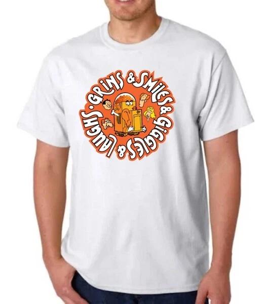 GRINS & SMILES & GIGGLES & LAUGHS T-T-shirt TEE RALSTON CEREAL S
