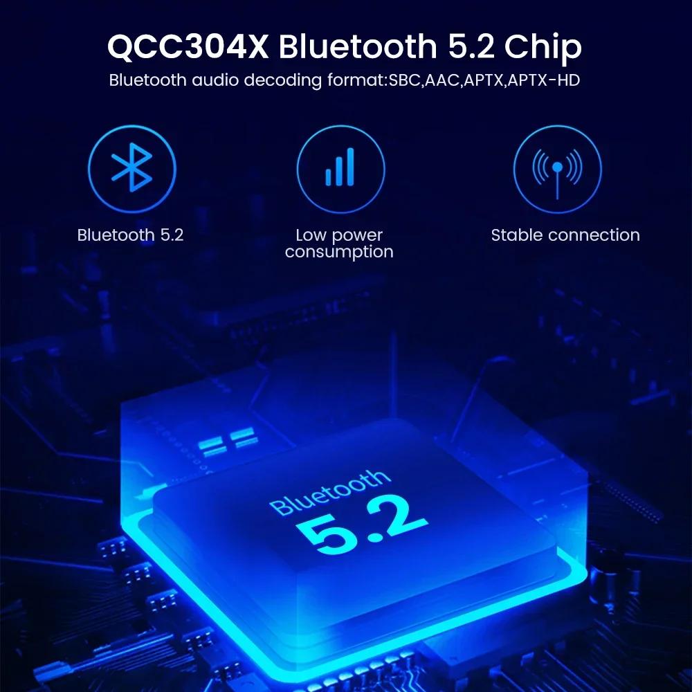 Amplificatore Bluetooth AIYIMA A07 PRO TPA3255 QCC304X Stereo Canale 2.0 Potenza 300Wx2 Amplificatore Digitale RCA APT-X Amplificatore Sonoro per la Casa
