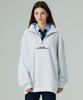 LMN3011 Anorak Sweatshirt - White Melange