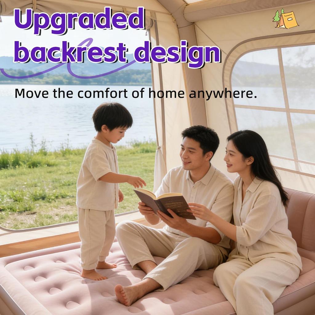 Outdoor Automatic Inflatable Tent with Thickened Camping Air Mattress
