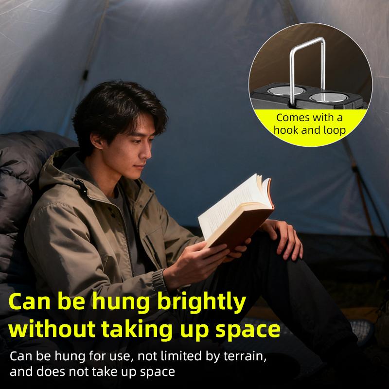 Multi-functional Work Light and Outdoor Camping Light Outdoor Retractable Magnetic Suction Work Light Rechargeable Flashlight