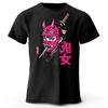 Japanese Samurai Print Men Pure Cotton Sports Running Short Sleeved Simple Style Fitness and Comfortable Plus Size Loose Tshirt