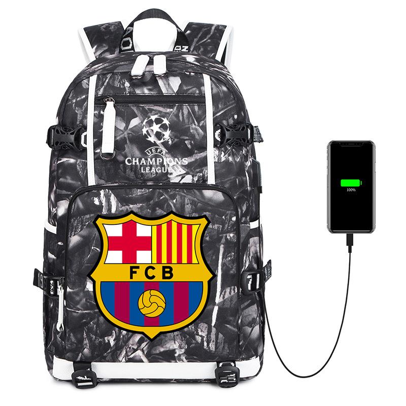 Casual Schoolbag, Simple Outdoor Usb Interface, Large-Capacity Travel Bag, Load Reduction Trend Backpack