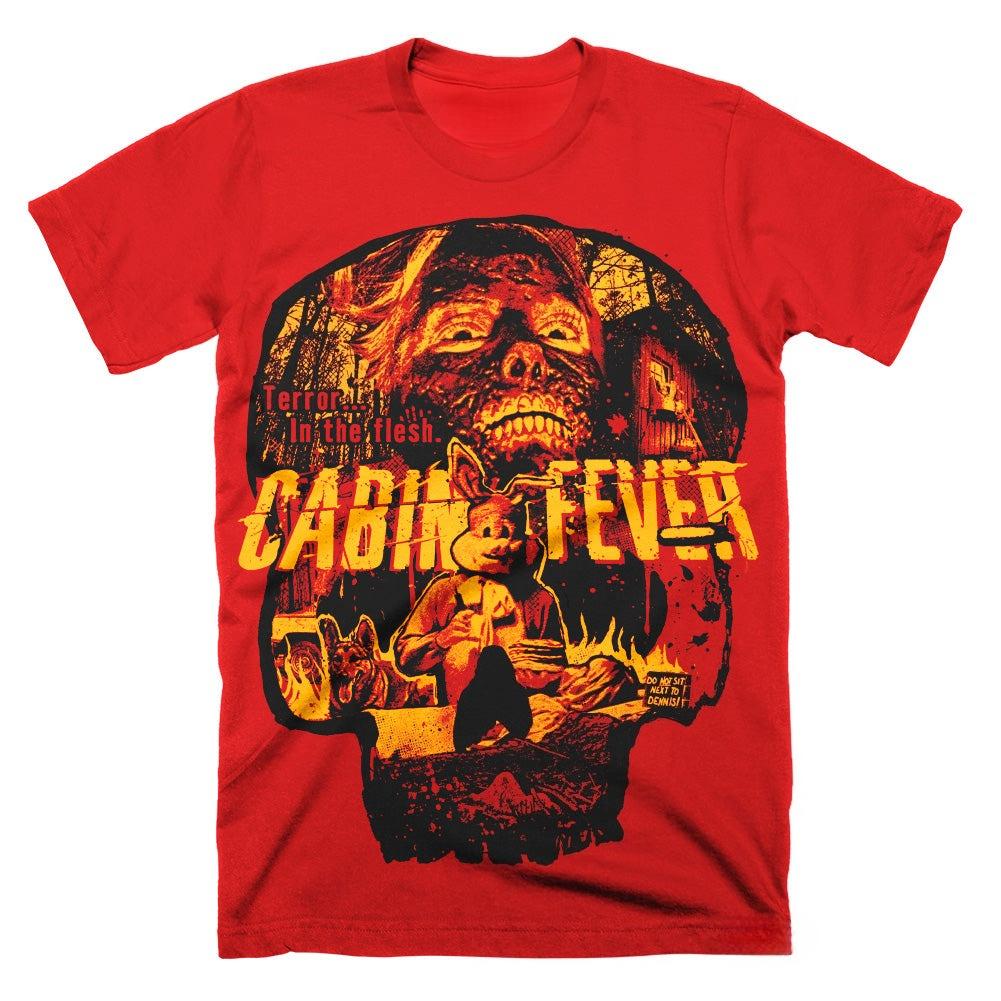 

Cabin Fever TShirt Unisex Flesh Eating Virus Horror Movie Graphic Short Sleeve Oversized Streetwear Loose Fit Horror Fan Tee 4XL