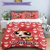 3pcs The Powerpuff Girls4 Cover Set - Personalized Name, HD Printed Bedding with 1 Cover and 2 Pillowcases - Perfect for Home Decor, Easy Care