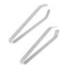 Fish Bone Tweezers Stainless Steel Flat and Slant Tweezers Pliers Remover Tool for Kitchen