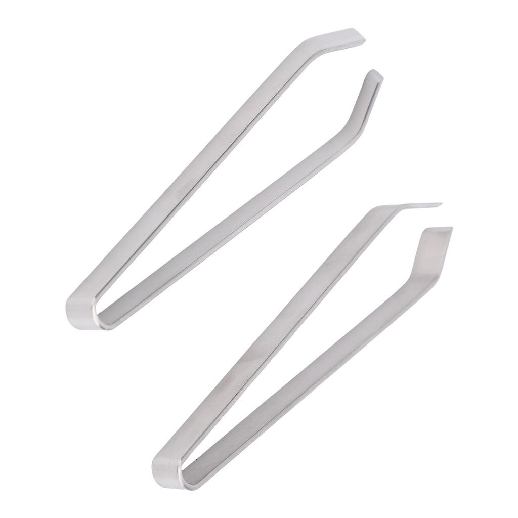 Fish Bone Tweezers Stainless Steel Flat and Slant Tweezers Pliers Remover Tool for Kitchen