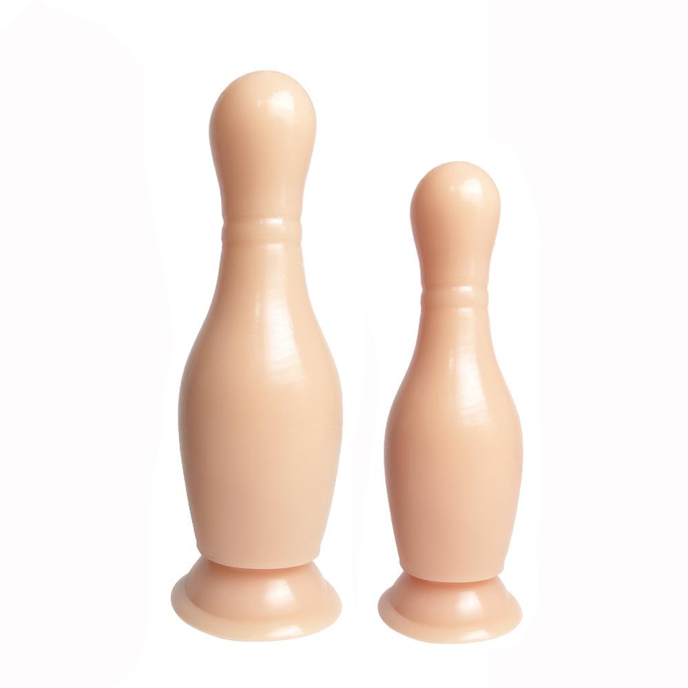 Bowling Soft PVC Anal Dilator and Masturbator for Women