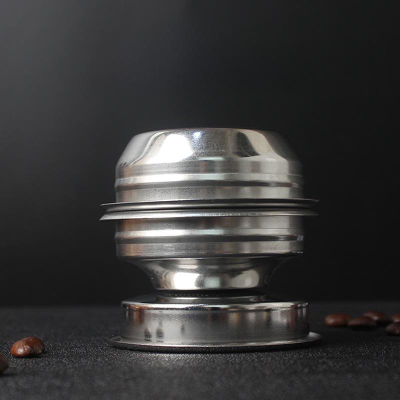 Universal-Blindschale für italienische Kaffeemaschinen: 51/53/58 mm Griff für Einzel-/Doppeltasse, Reinigungsschale für Brühkopf ohne Loch.