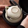 TLAKEHO Ru Kiln Travel Tea Set