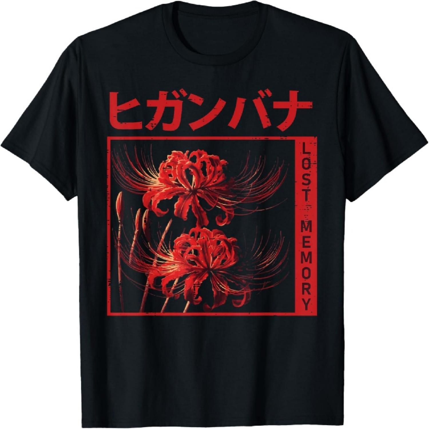 Японская лилия-паук Хиганбана Аниме Мужская Женская Детская Футболка S