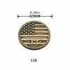 Car Body Fenders Rear Trunk Metal Badge Decoration Sticker 4X4 Flag Emblem Decal Universal 3D Emblem Badge