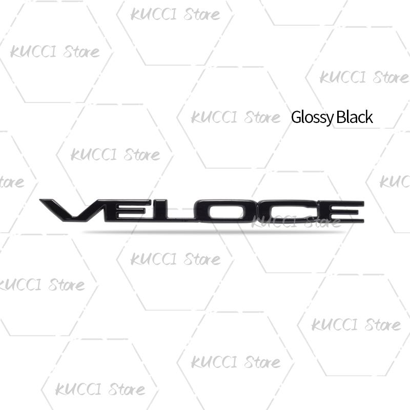 Autocollant de Voiture 3D VELOCE TI Logo Emblème Métallique Badge Autocollants Pour Alfa Romeo 159 155 Giulietta Giulia Junior Tonale Stelvio Mito 955