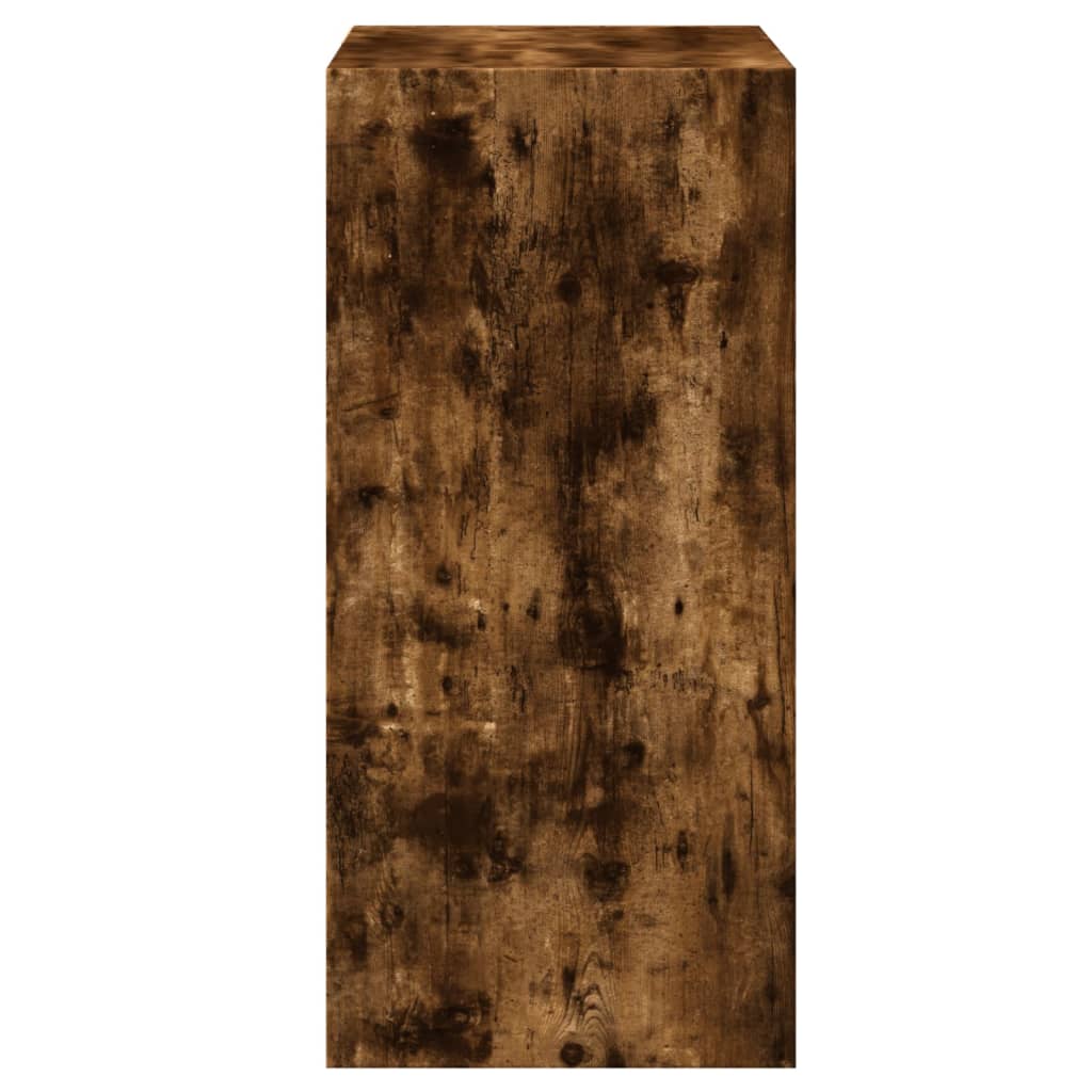 Wardrobe Smoked Oak Finish 77 x 48 x 102 cm Engineered Wood
