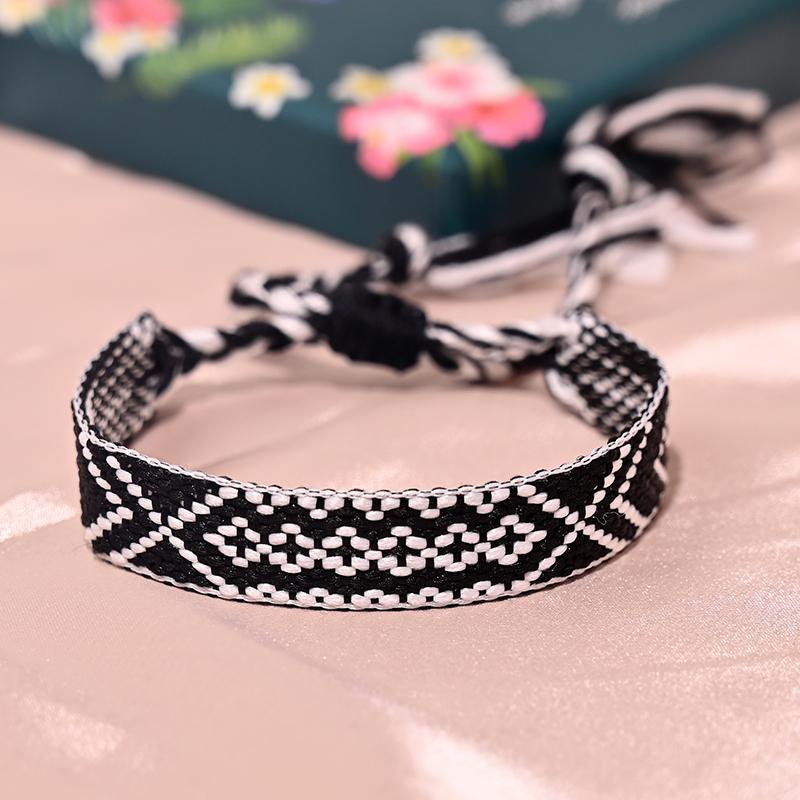 12 Kleuren Bohemia Vriendschap Kwastje Armband voor Vrouwen Mode Katoenen Touw Weven Zomer Strand Boho Meisjes Armbanden