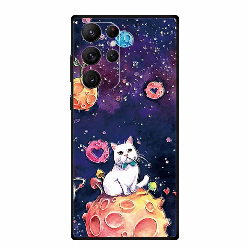 3D Emboss Case For Samsung Galaxy S25 Ultra Phone Case Soft Silicone Coque For Samsung S25 S23 S22 S24 Ultra Back Cover Case Bag