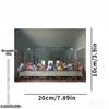 1pcs Famous The Last Supper, Acrylic Sign, Four Seasons Decoration, with Wall Hanging, Novelty Home Decor, Perfect Durable for Bedroom
