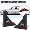 PEZN4 2PCS Silicone Car Door Corner Crash Scratch Protector Cover Stickers Auto Accessories For CITROEN C3 C4 C1 C2 C4L C6 C5 VTS Saxo
