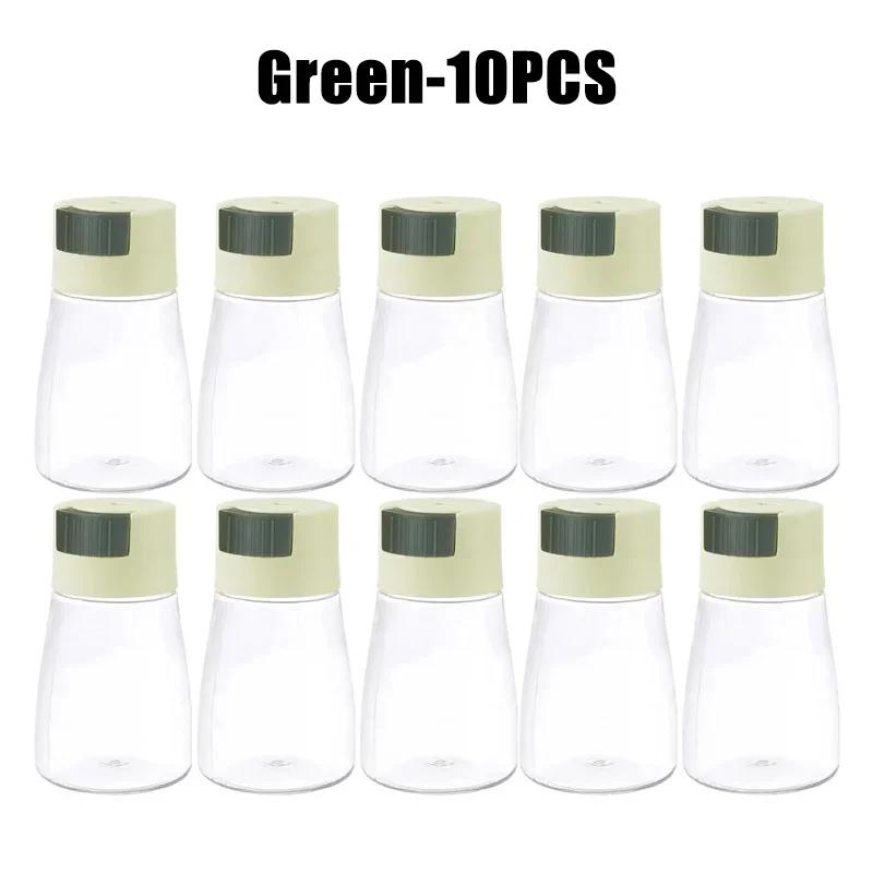 Precision Salt Control Dispenser Sealed Quantitative Seasoning Jars Press Design Spice Storage Containers for Kitchen Cooking