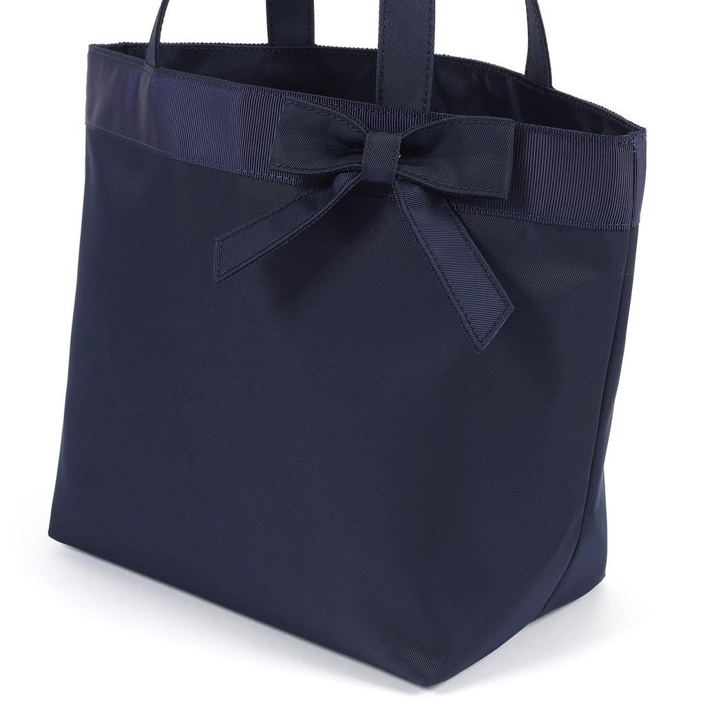 Kitamura Ribbon Motif Handbag Dark Blue 10101 R-0802 [Navy]