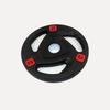 25kg Rubber Coated Grip Barbell Weight Plate