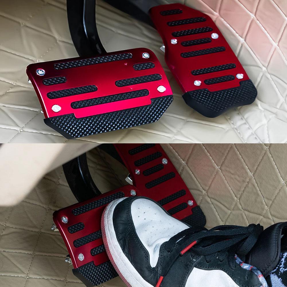Aluminum Alloy Pedals Cover For XE F-PACE XEL And Accelerator Drilling No Aluminum Cover B6U9