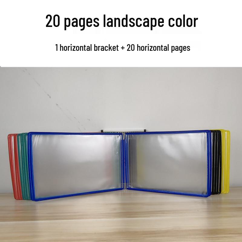 A4 Wandmontierter Klapp-Aktenordner, 5-seitiger SOP-Displayständer