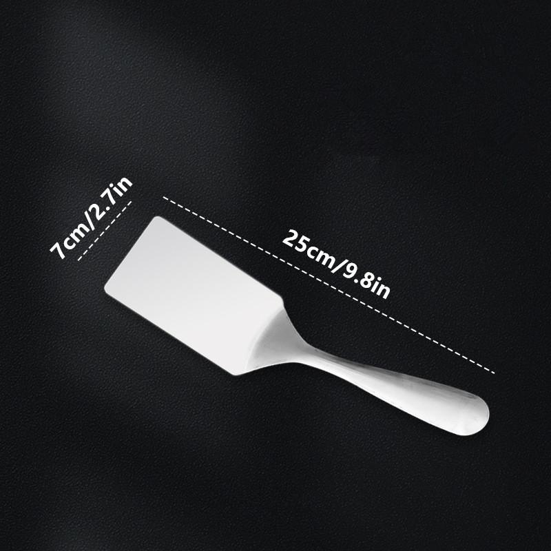 Stainless Steel Spatula Pancake Hamburger Turner Cake Spatula Tiramisu Cutter Egg Steak Cooking Shovel Hand Pie Pancake Tool