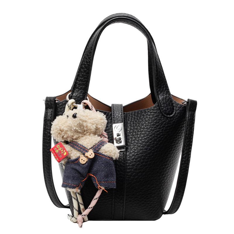 Large Capacity Portable Bucket Bag Women's New Fashion Shoulder Messenger Bag