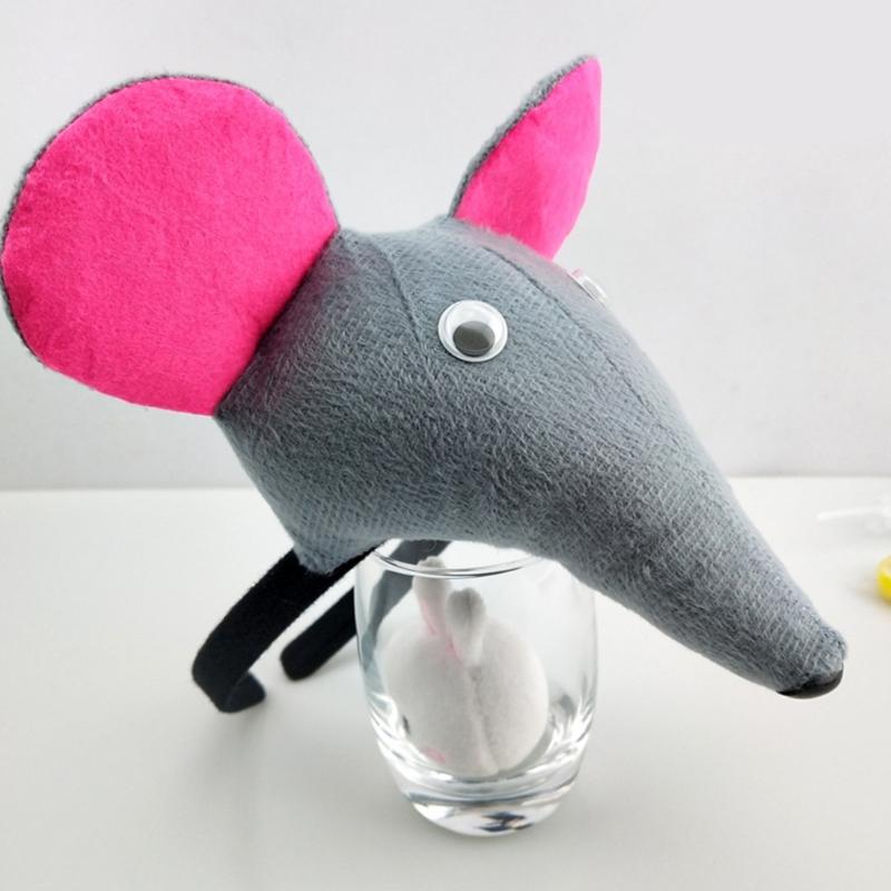 Children Mouse Costume Hairband Bowtie Tail Costume Set CarnivalParty Photoshoots Props Stage Costume School Play Props