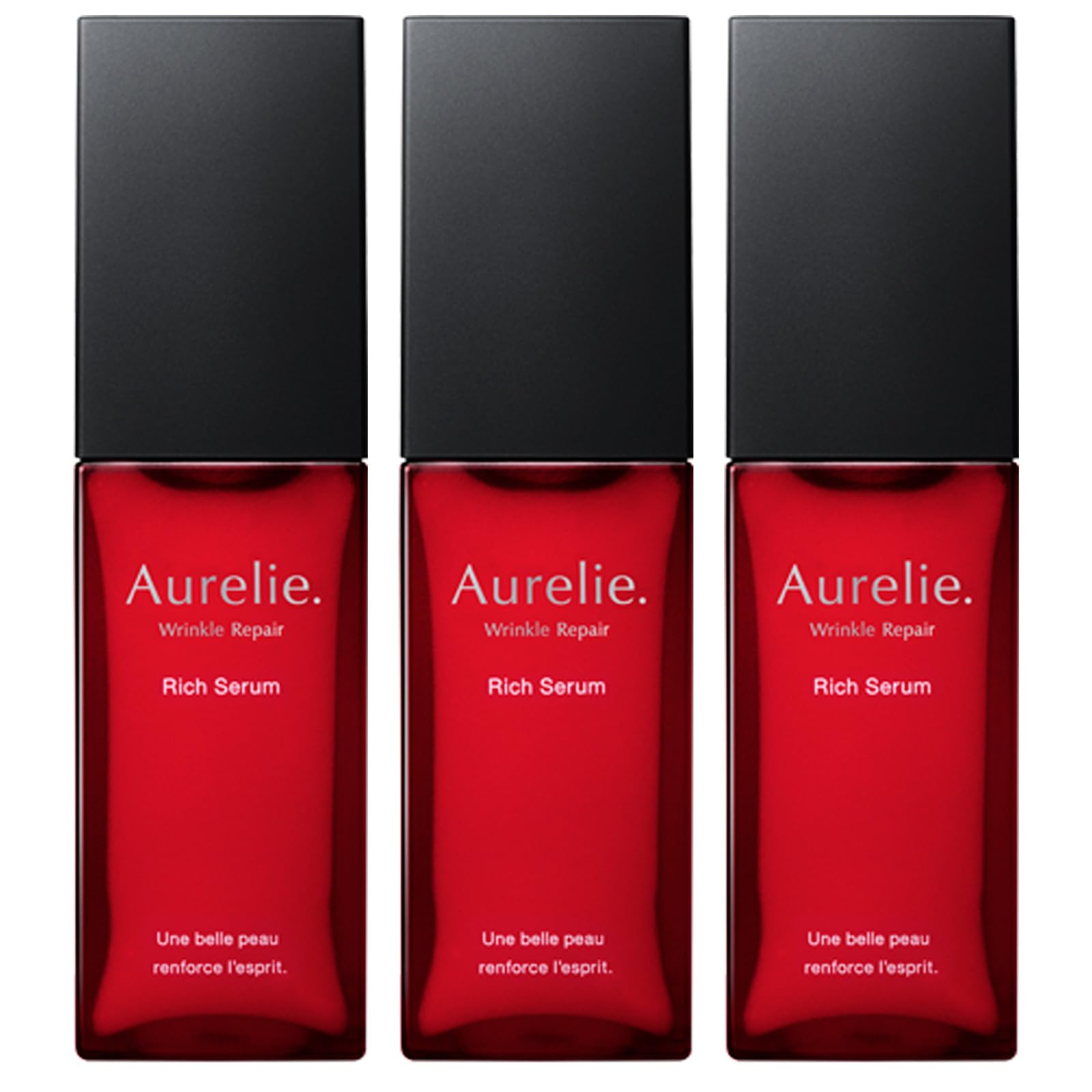 Aurelie Wrinkle Repair Serum 30ml 3-Pack - Quasi-drug, Medicated, Niacinamide, Wrinkle Improvement, Active Ingredient, Developed by MEGUMI, Skincare,