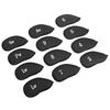 12Pcs Golf Iron Covers Set with Numbers Soft Protective Golf Head Cover Protective Headcover for
