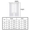 Patio Waterproof Voile Sheer Outdoor Garden Curtains Eyelets Yard Divider Gazebo Pergola Curtains Panel Tulle Net Window Drapes